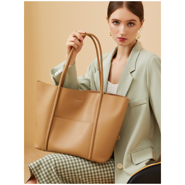 Black Leather Tote Bag Women - Leather Bag 013