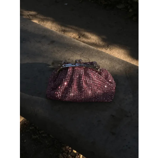 Vintage-Inspired Sparkling Crystal Evening Clutch - Dazzling 003