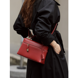 Elegant Leather Shoulder Crossbody Bag - Leather Bag 026