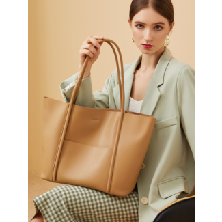 Black Leather Tote Bag Women - Leather Bag 013