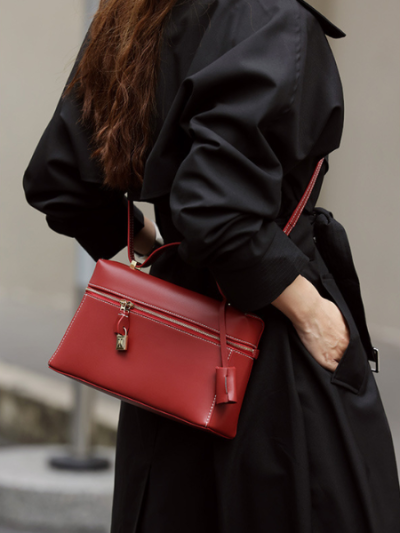 Elegant Leather Shoulder Crossbody Bag - Leather Bag 026