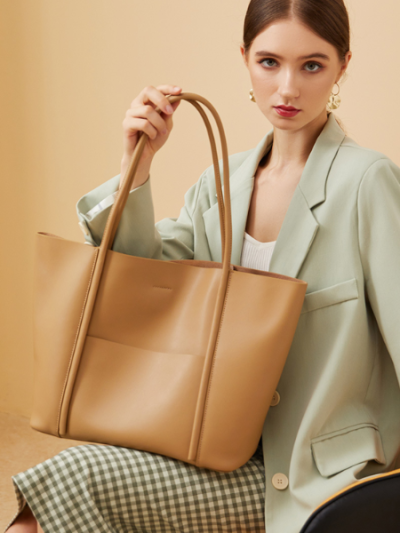 Black Leather Tote Bag Women - Leather Bag 013