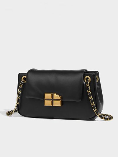 Mini strap sling bag shoulder crossbody bag purse for women white/black/caramel - Alice