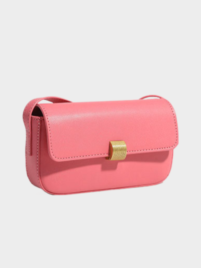 Mini elegant summer bag shoulderbag tofu designer inspired crossbody bag pink/white- Mylah