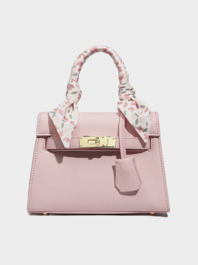 Mini summer handbag shoulder bag crossbody bag for woman pink white - Vera