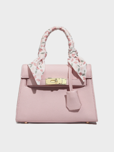 Petit sac à main pour femme sac bandoulière sac tendance rose/blanc - Vera