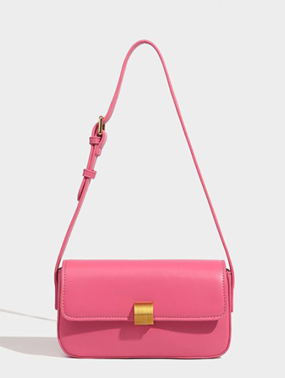 Petit sac été sac bandoulière sac à main croisé femme rose/blanc - Mylah