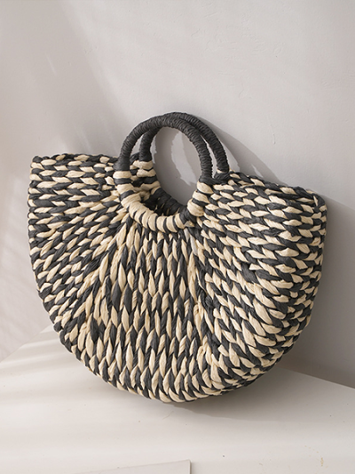 Elegant beach straw handbag vocation bag summer bag - Luna