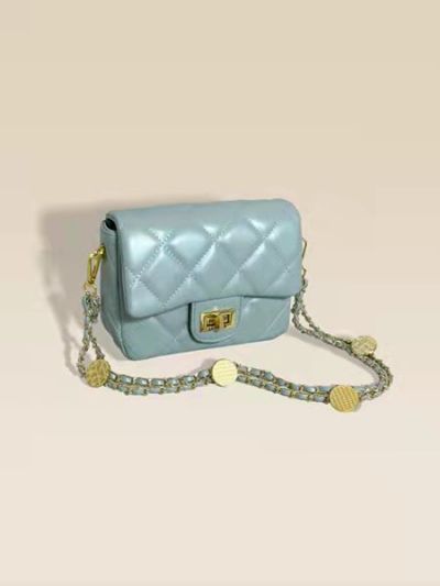 Mini shoulder crossbody bag summer bag blue/white/black/pink - Olivia