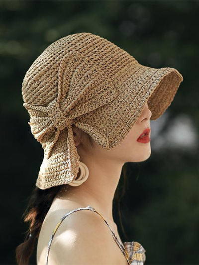chapeau de paille chapeau antiuv pour femme - Grace
