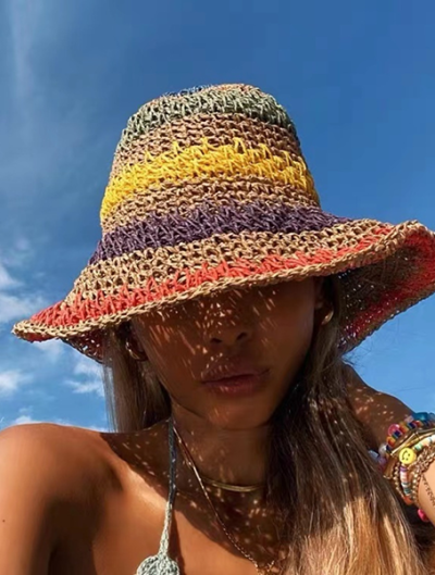 Summer straw hat sun hat beach hat for woman - Lily