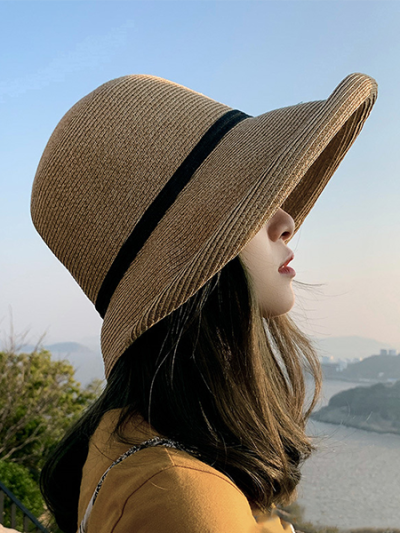 chapeau de paille chapeau antiuv pour femme - Sia