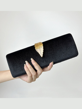  bolsa fiesta clutch bolsa de cristal bolso mujer bolso bandolera mujer verde/negro- Rebecca 