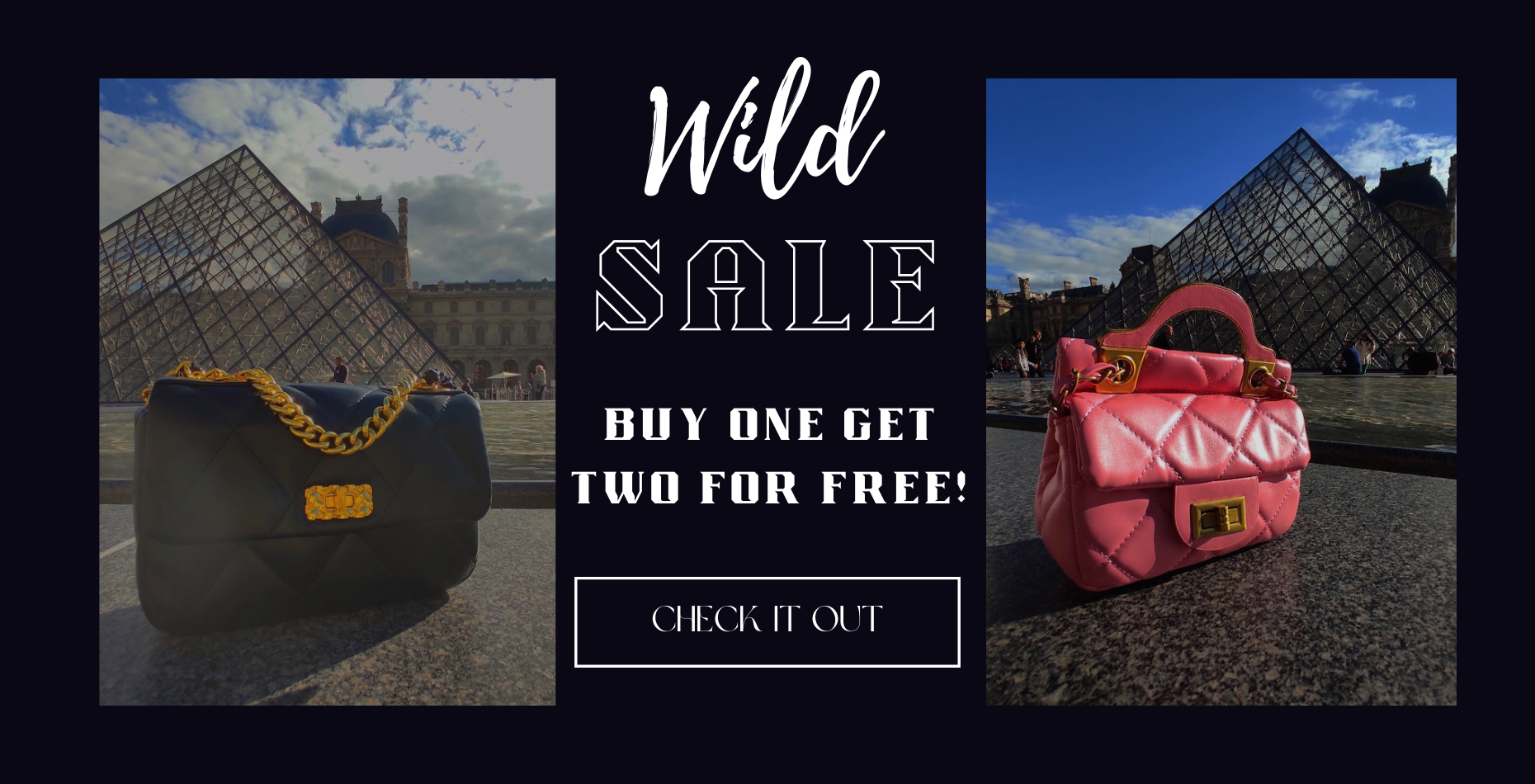 Discover Wide Selection of Designer Inspired Handbags, Buy One Get Two Free!